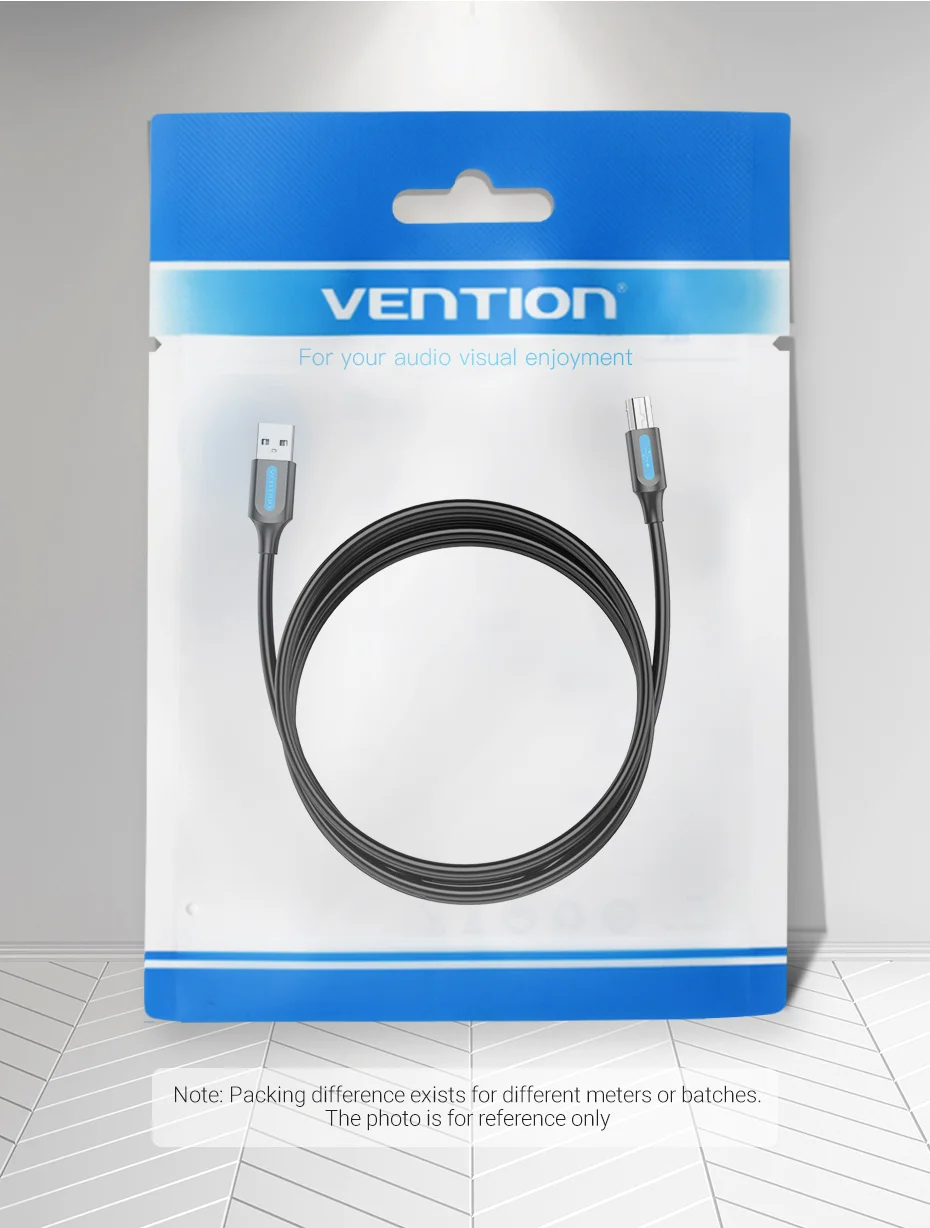 Vention USB Printer Cable USB 2.0 Type A Male To B Male Sync Data Scanner Printer Cable for ZJiang HP Canon Epson USB Printer