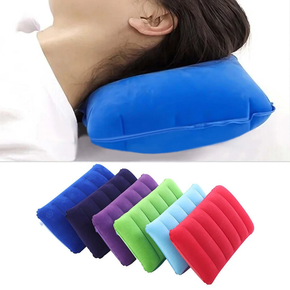 Inflatable Camping Pillow  Travel Sleeping Pillow for Outdoor Camping Hiking, Portable Lightweight Air Pillow for Tent & Picnic
