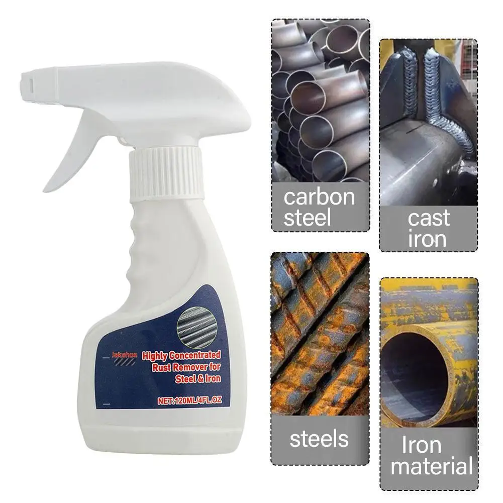 120ml Heavy-Duty Metal Rust Remover Ultra-Concentrated Rust Remover Spray Rust Out Sofort-Entferner-Spray Car Maintenance 2026