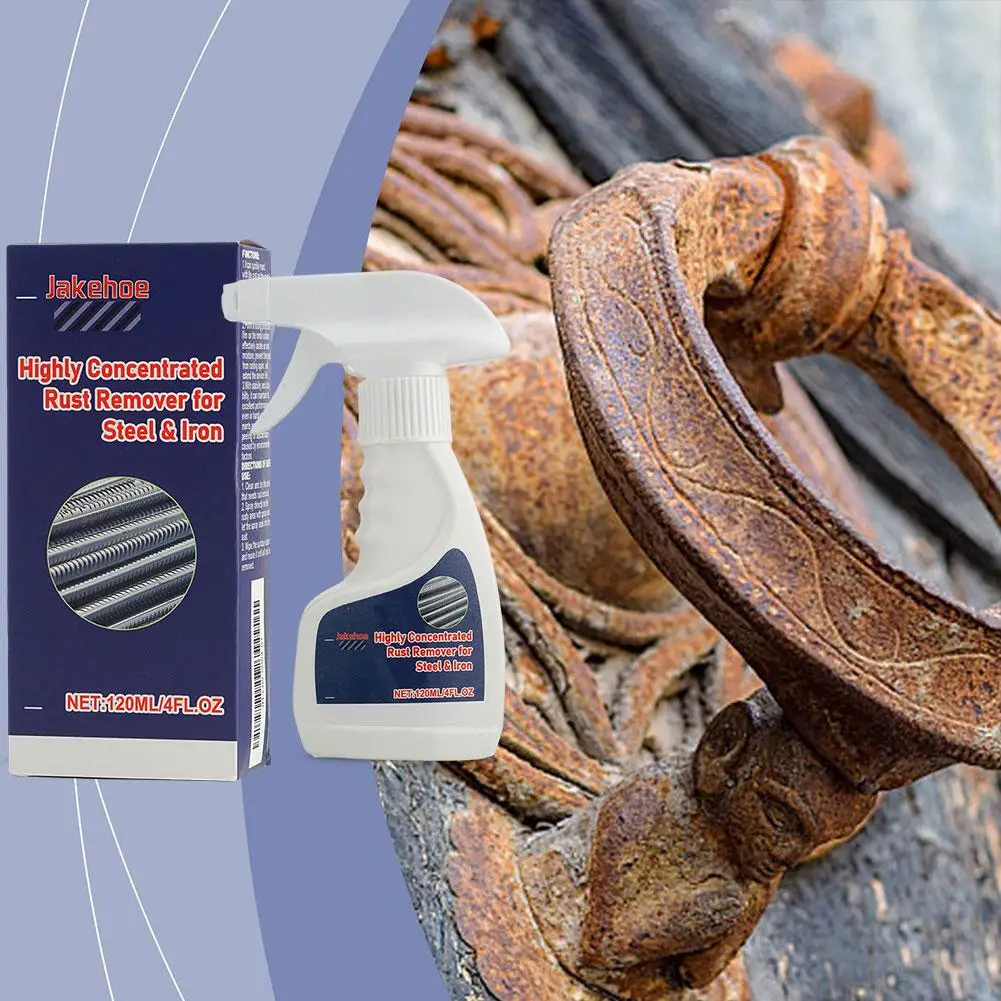 120ml Heavy-Duty Metal Rust Remover Ultra-Concentrated Rust Remover Spray Rust Out Sofort-Entferner-Spray Car Maintenance 2026