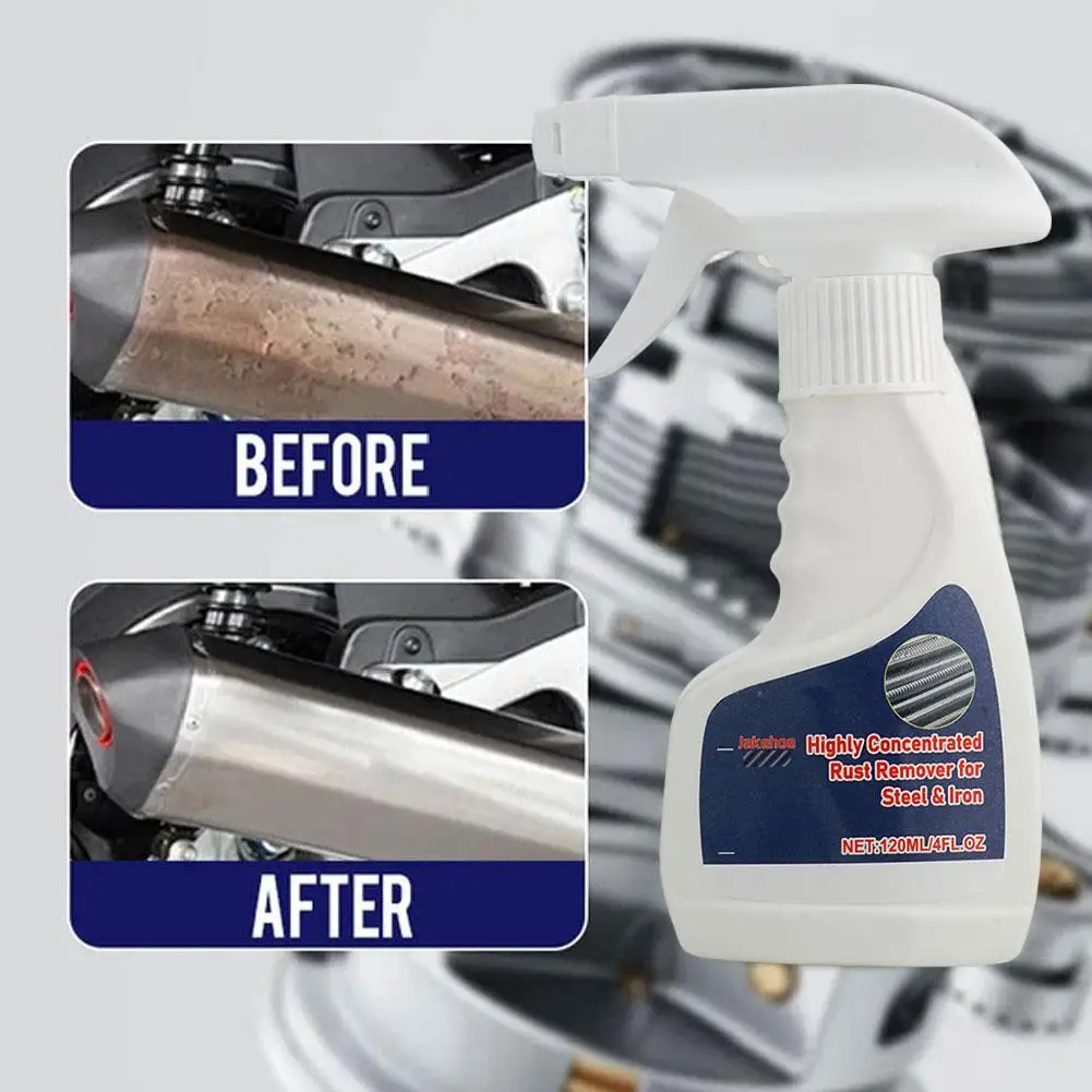 120ml Heavy-Duty Metal Rust Remover Ultra-Concentrated Rust Remover Spray Rust Out Sofort-Entferner-Spray Car Maintenance 2026