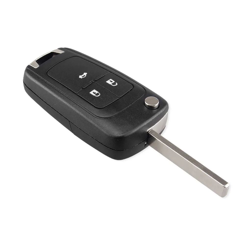 KEYYOU 2 3 4 5 Buttons Flip Folding Remote Key Case For Opel Vauxhall Corsa Astra Vectra Zafira Omega HU100 Uncut Blade