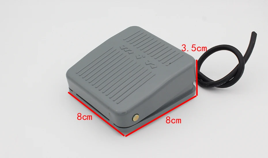 Promotion! 0-400V Footswitch Foot Momentary Control Switch Electric Power Pedal SPDT Grey