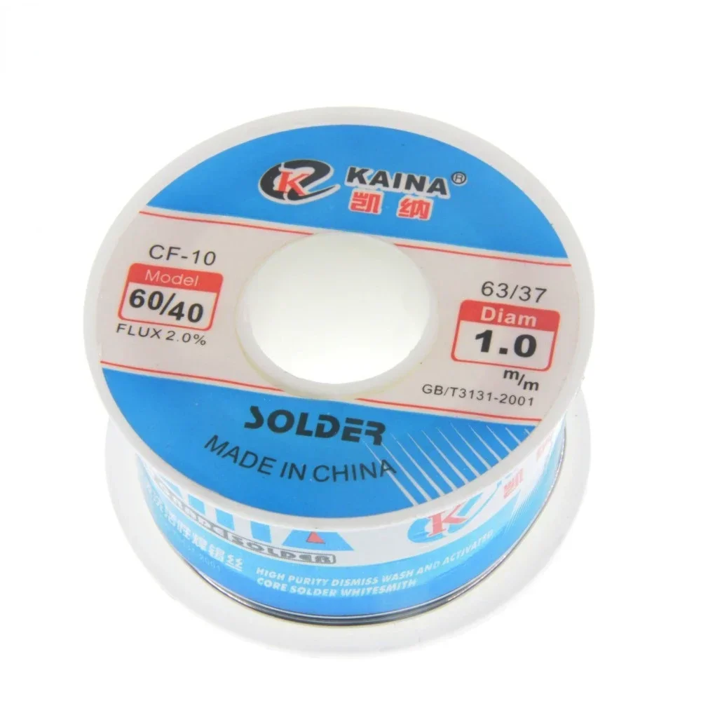 50g Solder Wire Tin 0.5/0.6/0.8/1.0/1.2/1.5/2.0mm Roll Clean Rosin Welding Core Soldering Wire Flux Reel Tube CF-10
