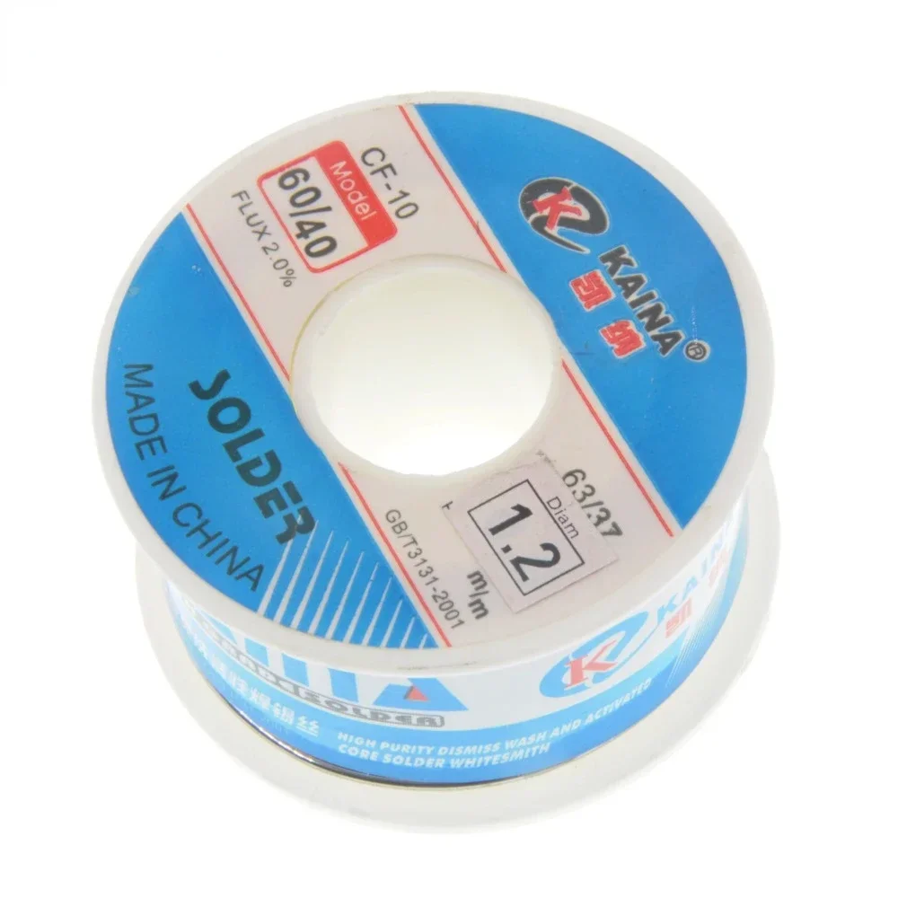50g Solder Wire Tin 0.5/0.6/0.8/1.0/1.2/1.5/2.0mm Roll Clean Rosin Welding Core Soldering Wire Flux Reel Tube CF-10