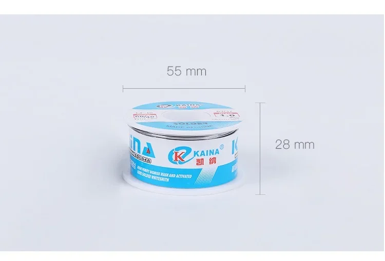 50g Solder Wire Tin 0.5/0.6/0.8/1.0/1.2/1.5/2.0mm Roll Clean Rosin Welding Core Soldering Wire Flux Reel Tube CF-10