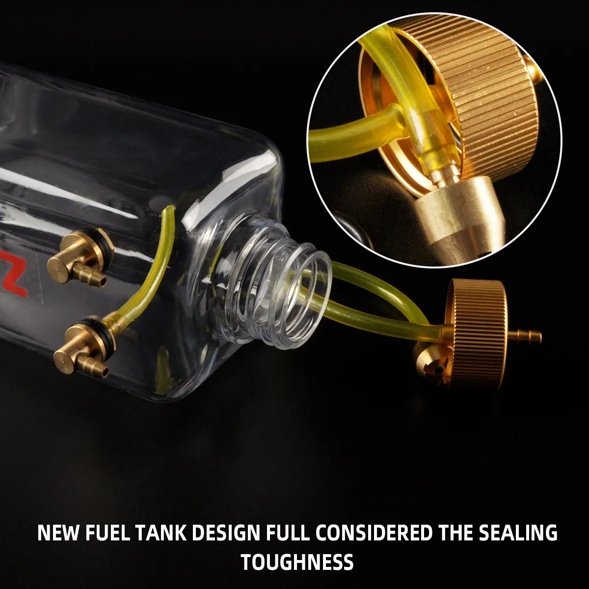 Model Airplane Fuel Tank RC Aircraft Gas/Petrol Nitro Transparent Tanks 260ML 360ML 500ML 700ML 1000ML 1500ML Fuel Bottles
