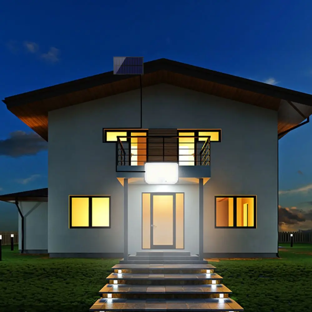 Solar Lights Outdoor with Motion Sensor 234/268LED Solar Flood Lights Waterproof Solar Powered Security Spot Lights Porch Patio