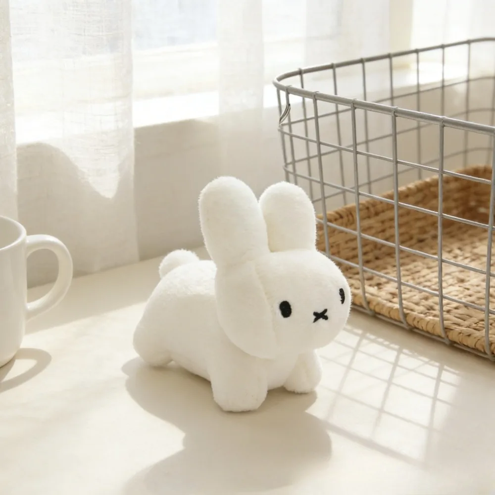 Kawaii Miffy Cute Ornament Doll White Rabbit Doll Gift Backpack Hanging Decoration Gift Toy for Girl