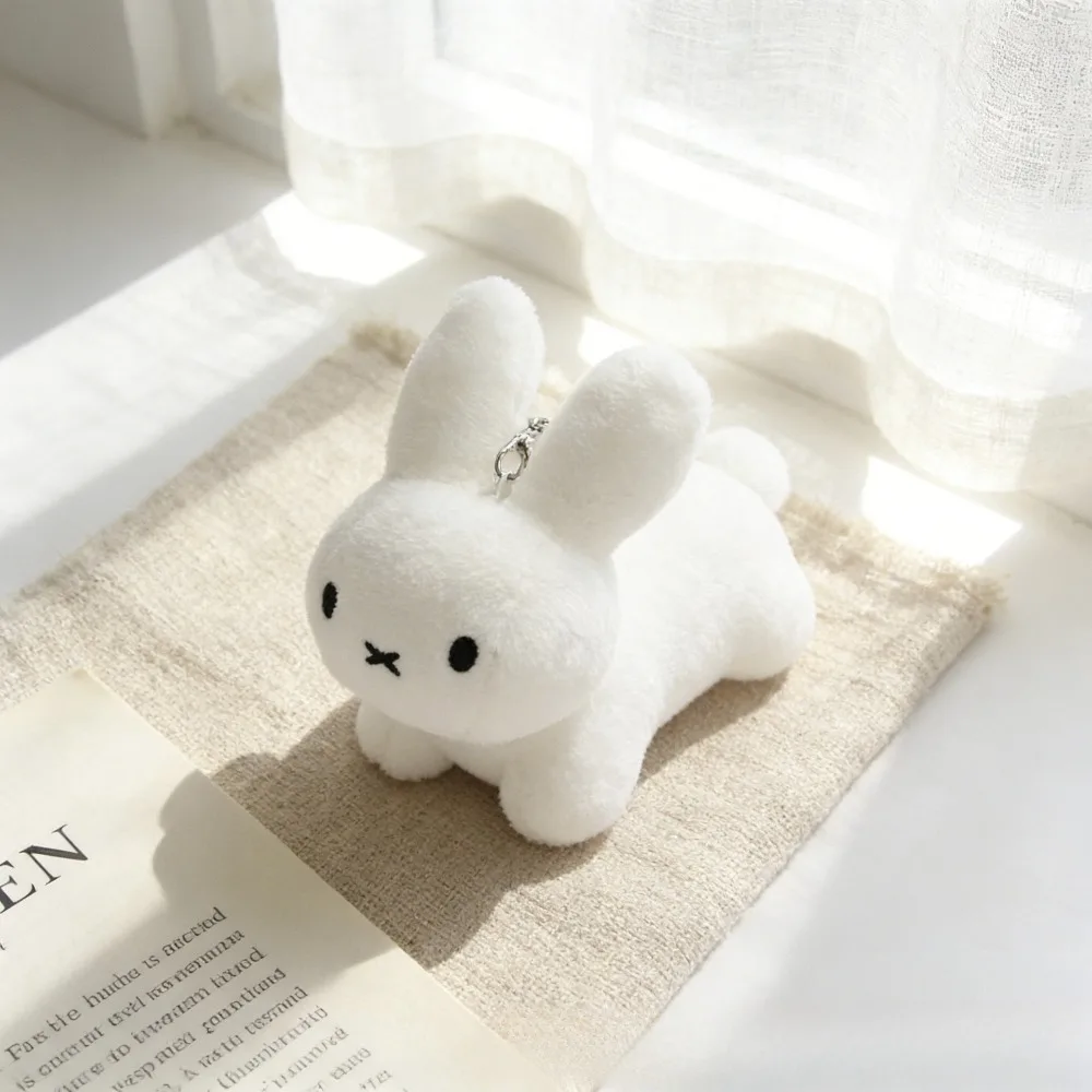 Kawaii Miffy Cute Ornament Doll White Rabbit Doll Gift Backpack Hanging Decoration Gift Toy for Girl
