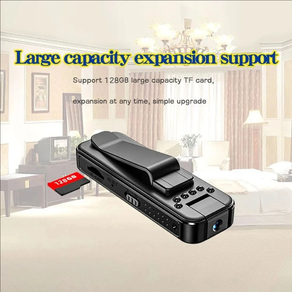 1080P HD Mini Camera Portable Small Digital Video Recorder Surveillance Camcorder Night Vision Video Police BodyCam Infrared