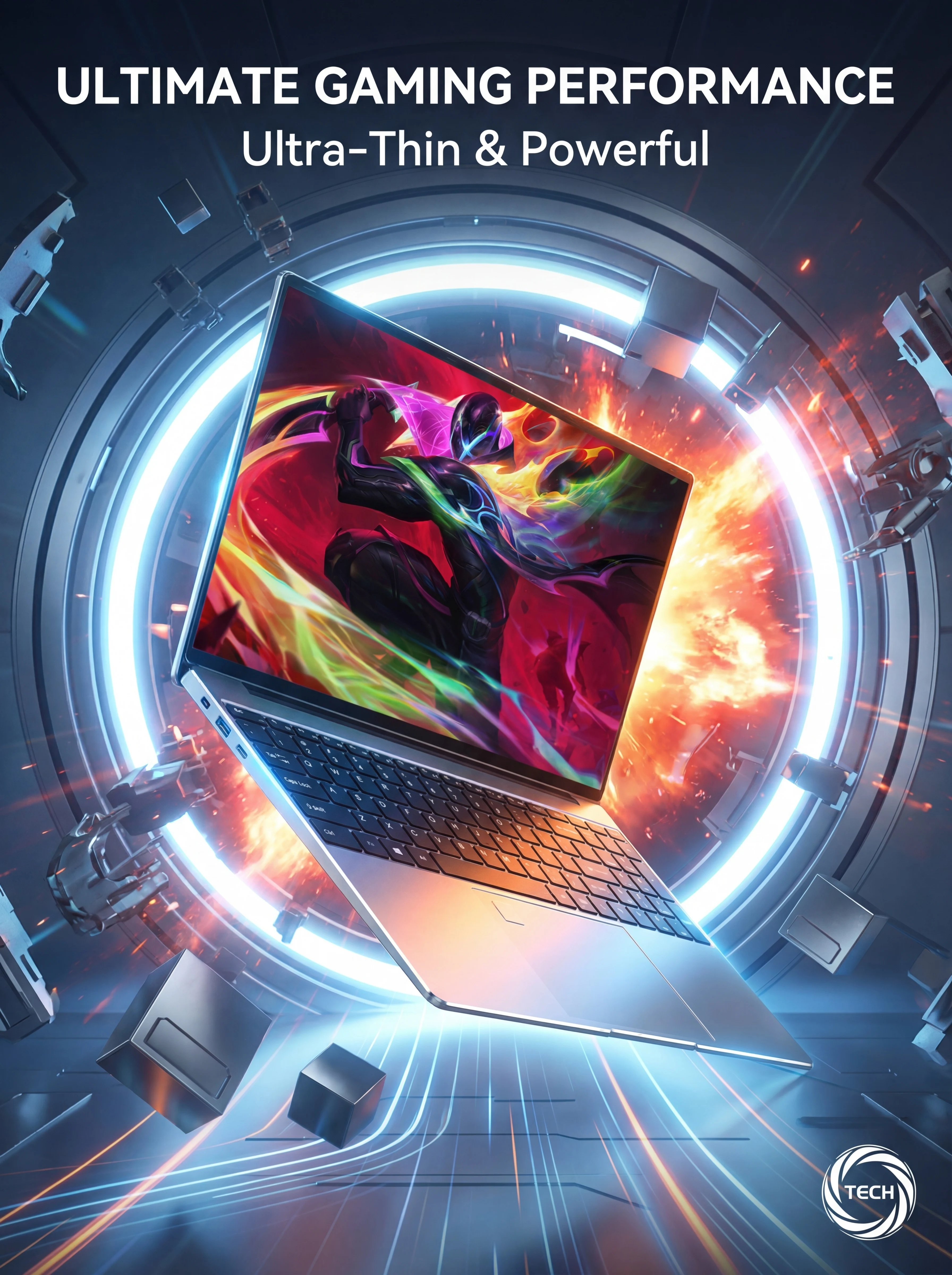 2026 New Core I9 9880H Windows 11 Pro Laptop 32GB RAM 2TB SSD for Gaming Office Studio High-Speed Notebook 5000mAh