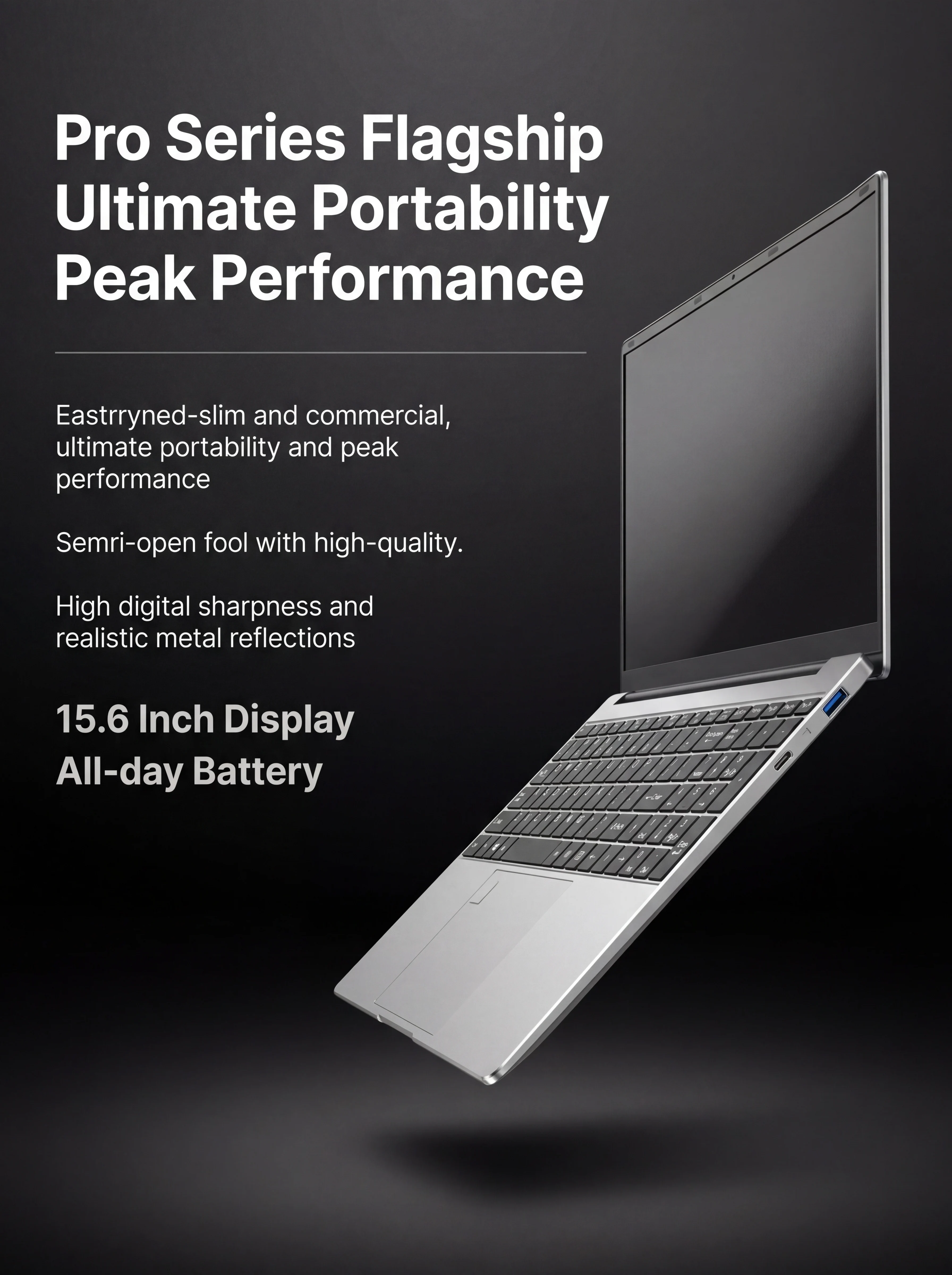 2026 New Core I9 9880H Windows 11 Pro Laptop 32GB RAM 2TB SSD for Gaming Office Studio High-Speed Notebook 5000mAh