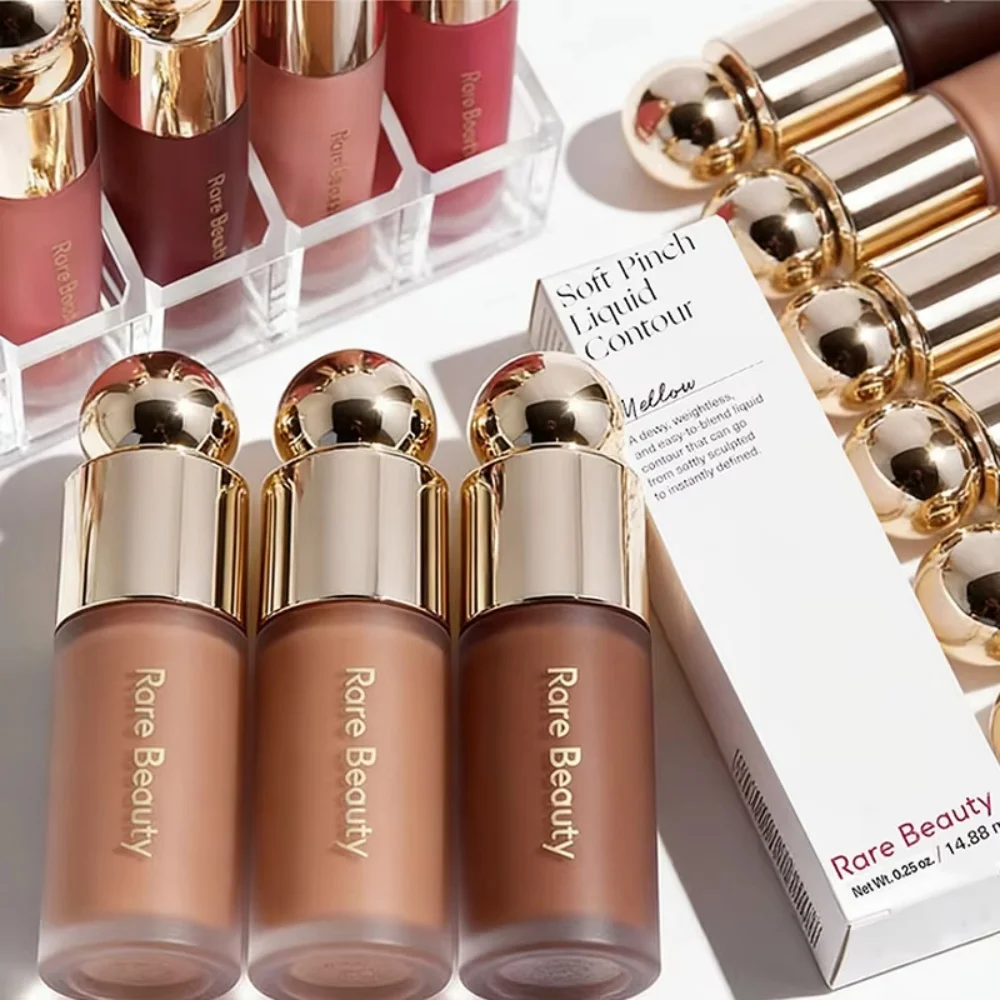 Rare Beauty 3D Face Contour Bronze Shade Bar Smooth Lasting Natural Nose Shadow Waterproof Face Highlight Brighten Makeup
