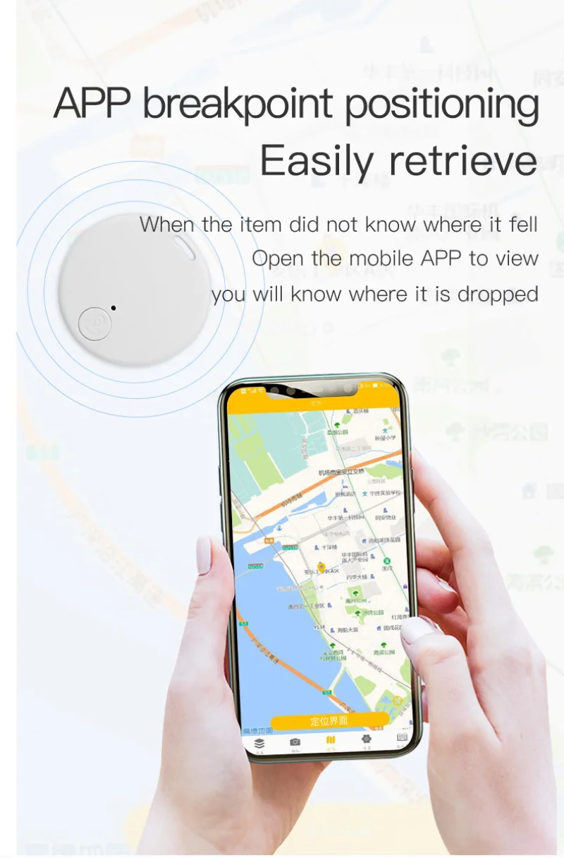Lenovo Mini GPS Tracker Anti-Lost GPS Bluetooth 5.0 Device Pet Kids Bag Wallet Tracking For iPhone Xiaomi Smart Finder Locator