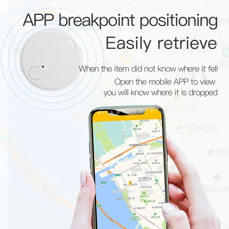 Lenovo Mini GPS Tracker Anti-Lost GPS Bluetooth 5.0 Device Pet Kids Bag Wallet Tracking For iPhone Xiaomi Smart Finder Locator