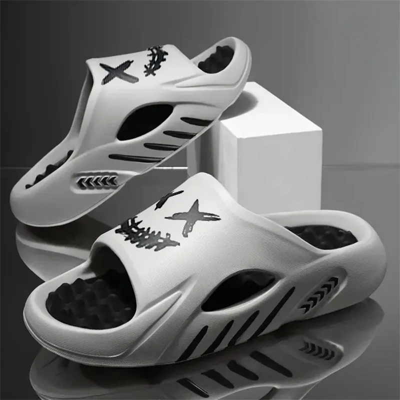 Men's Slippers EVA Non-slip Slides Fashion Home Slippers Comfortable Men's Slides Casual Sandals Outdoor Indoor Shoes Big Size