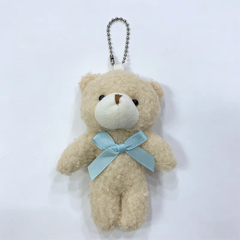 30/20/10pcs Mini Teddy Bears Tiny Soft Stuffed Teddy Bear Doll Plush Bears Bulk for Birthday Party Decor Favors Bag Keychain