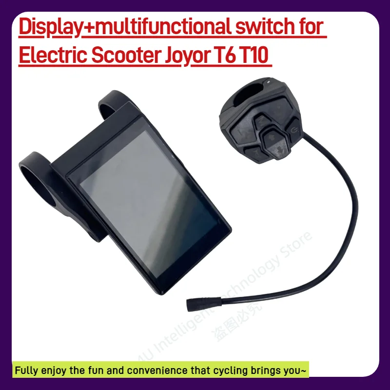 Original Dashboard Display Screen Control Panel with Turn Signal for JOYOR T6 T10  Electric Scooter Replacement Parts