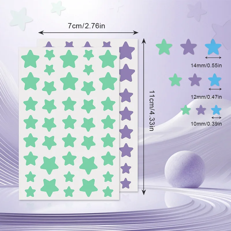 8/16Pcs Colorful Star Acne Patch Improve Women Skin Hydrocolloid Acne Tool Acne Cover Pimple Patch Portable Skin Care Tools