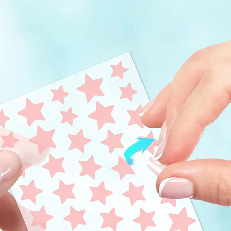 8/16Pcs Colorful Star Acne Patch Improve Women Skin Hydrocolloid Acne Tool Acne Cover Pimple Patch Portable Skin Care Tools