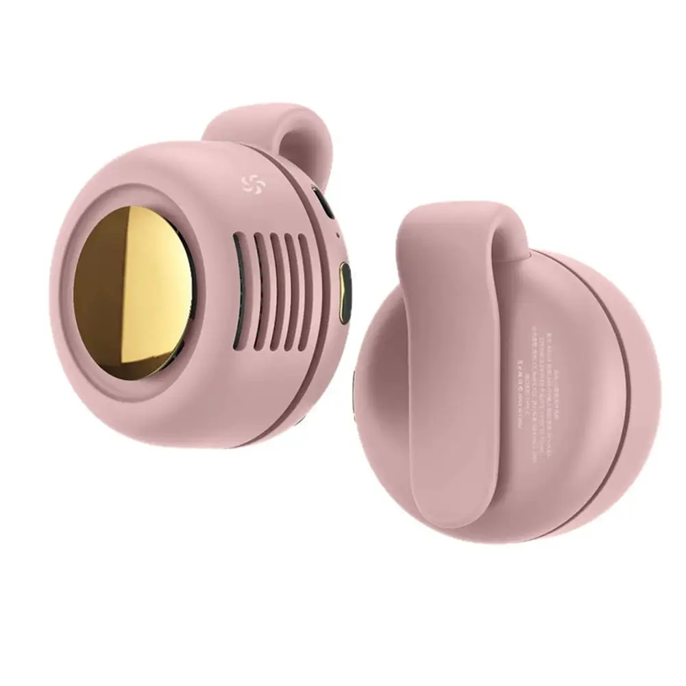 Summer Cooling Fan Clip Portable Buckle Small Fan Mini Waist Hanging Handheld Silent Bladeless Clip Fan New Type Strong Wind