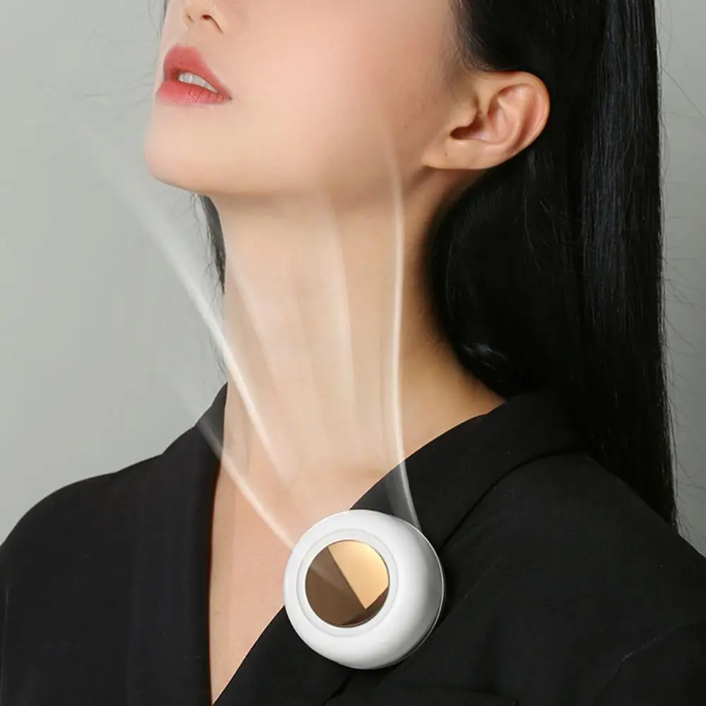 Summer Cooling Fan Clip Portable Buckle Small Fan Mini Waist Hanging Handheld Silent Bladeless Clip Fan New Type Strong Wind
