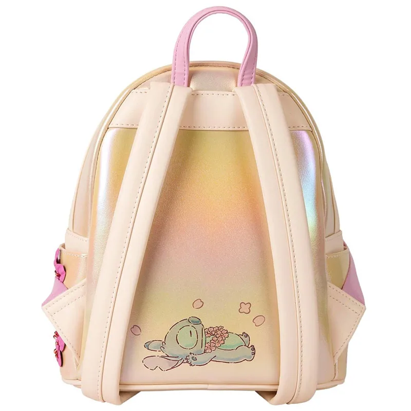 Beauty and The Beast Belle Stained Glass Portrait Mini Backpack
