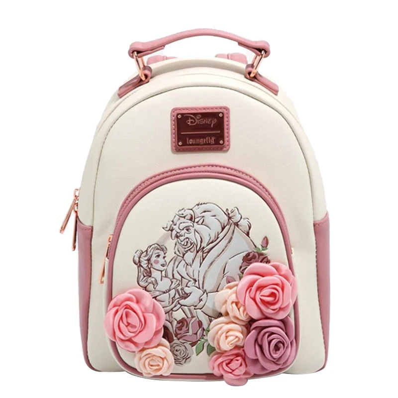 Beauty and The Beast Belle Stained Glass Portrait Mini Backpack
