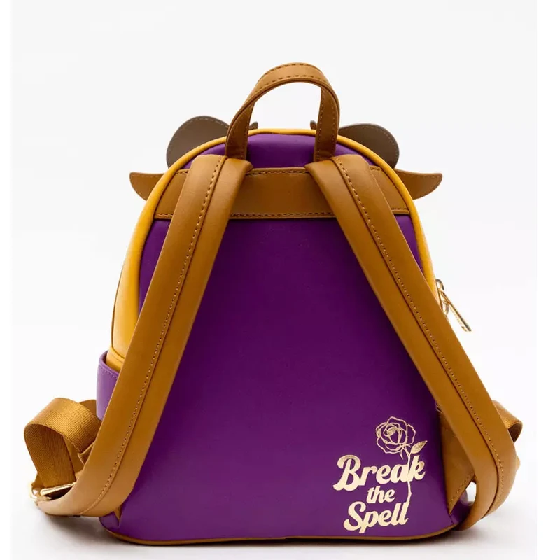 Beauty and The Beast Belle Stained Glass Portrait Mini Backpack