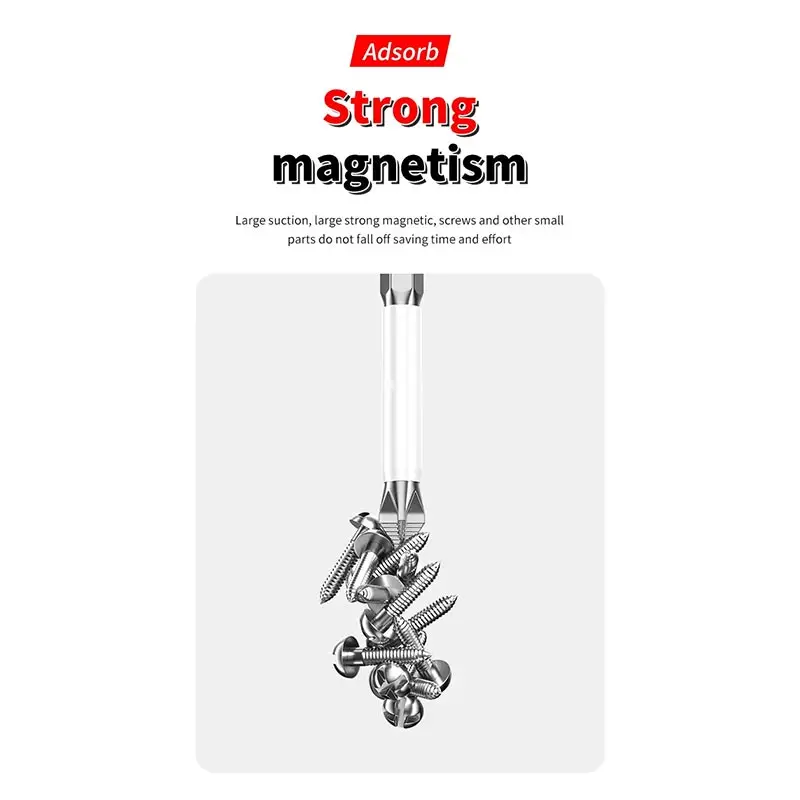 Anti-slip Hex Cross Drill Bits Hand Tools Parts Magnetic Electricians Mechanics Woodworking Installation Repair Accessories Gift