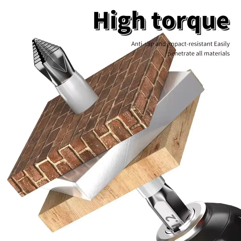 Anti-slip Hex Cross Drill Bits Hand Tools Parts Magnetic Electricians Mechanics Woodworking Installation Repair Accessories Gift