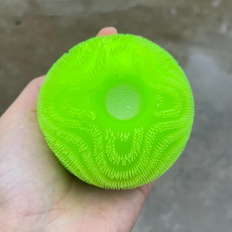 Fuzz Ball Squishy Toy Wonder Waves Vent Ball Textured Stress Relief Fidget Toy Squeeze for Adults Anti-anxiety Toy