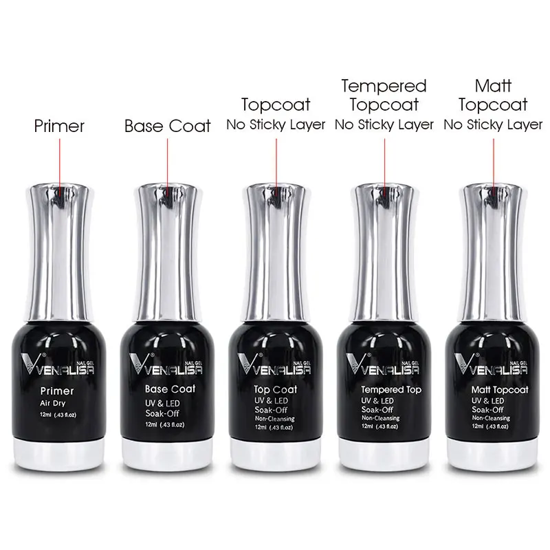VENALISA Nail Gel Varnish TPO FREE Soak Off UV LED Organic Odorless Enamels Nail Art Colors 12ml 120Colors UV Gel Nail Polish