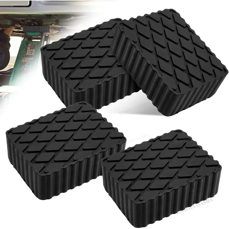 Car Lift Rubber Jack Pad Blocker Jack Pad Shock-Absorbing Support For Car Jacks Lifting Equipment Elastic Blocks Accessories