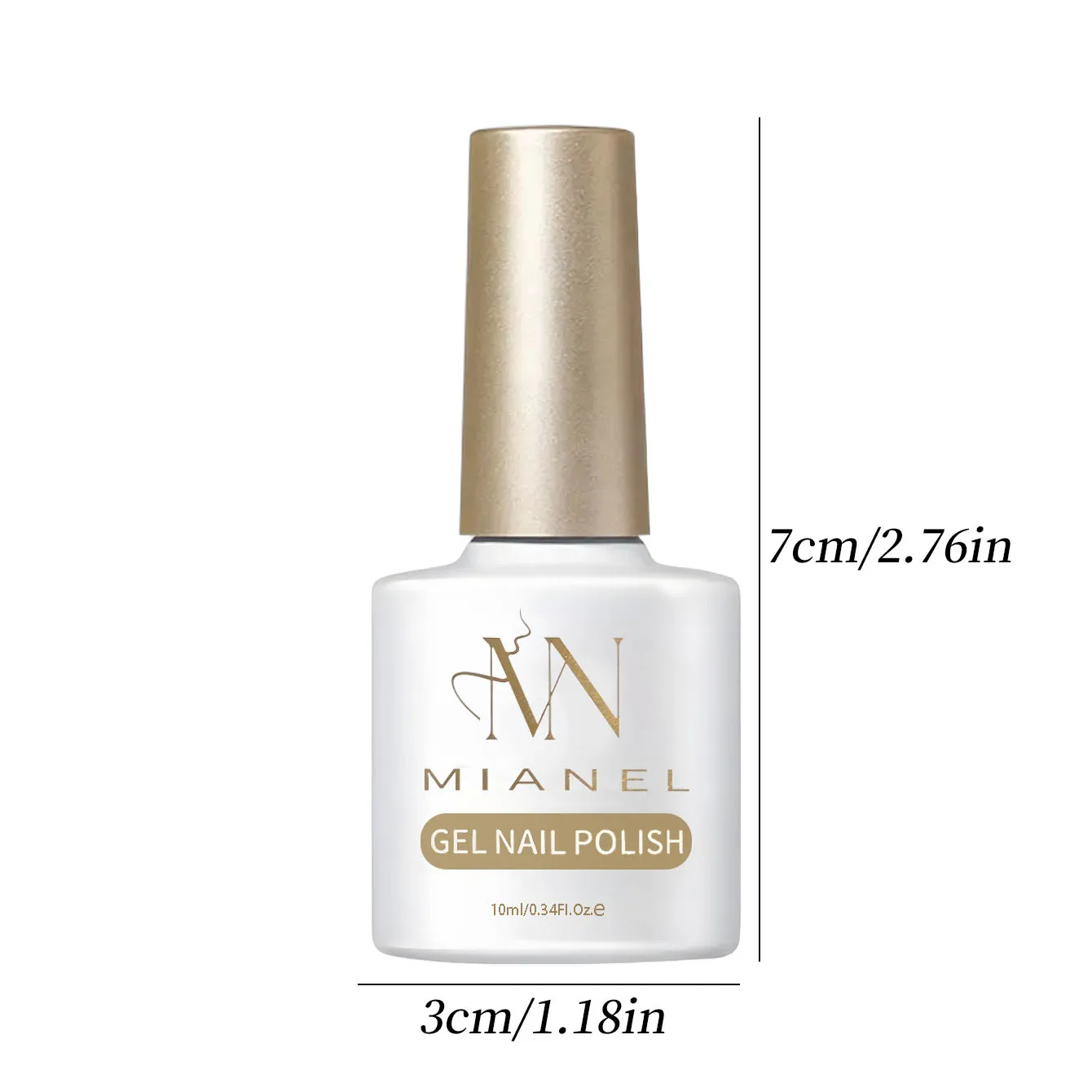 MIANEL Water Drop Top Coat 2026 SpringSummer Collection Clear Versatile Water Drop Shape Nail Art Functional Gel