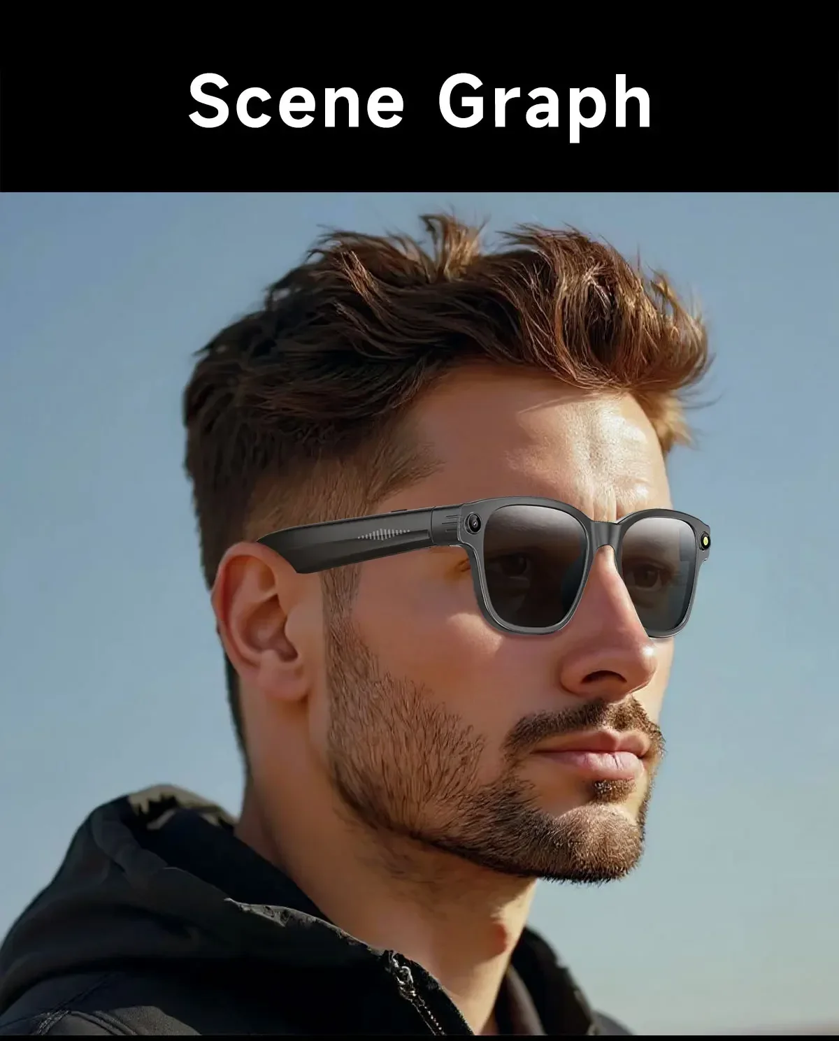 Lenovo AI Smart Glasses AI Translation 8MP HD Camera 4K Shooting Image Bluetooth Call Recording Music Smart Sunglasses 2026 New