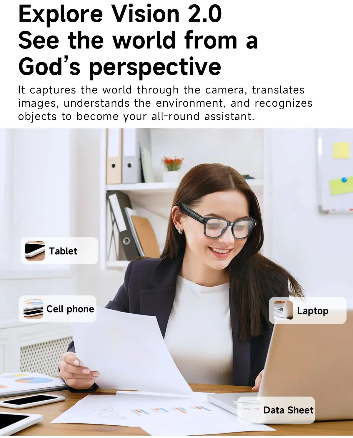 Lenovo AI Smart Glasses AI Translation 8MP HD Camera 4K Shooting Image Bluetooth Call Recording Music Smart Sunglasses 2026 New