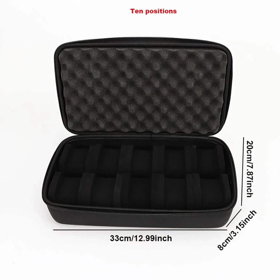 Watch Box Organizer For Men or Women Watch Travel Case Portable Storage Watch Display Holder for Wristwatches and Smart Watches