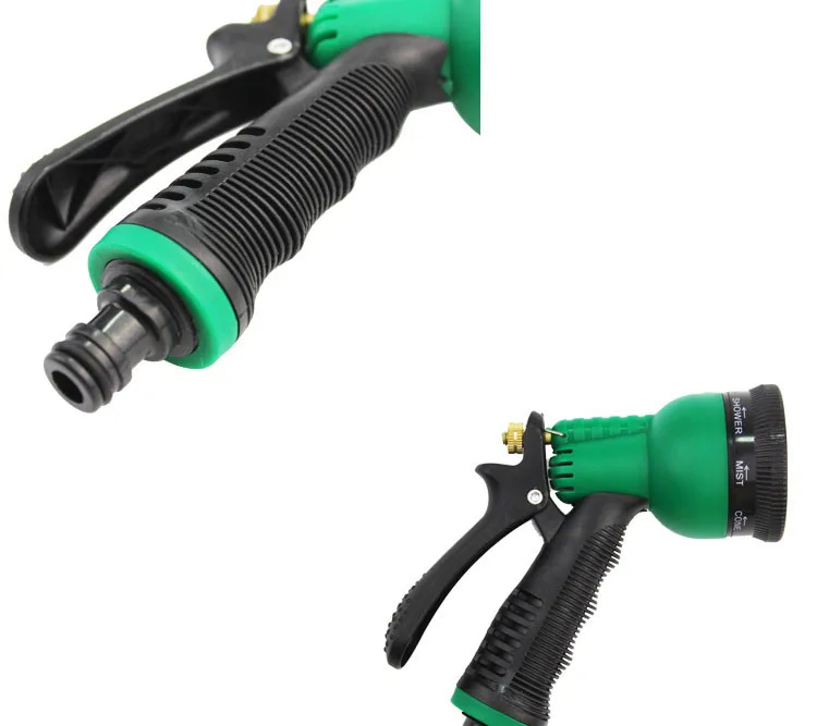 8 Pattern Garden Water Guns Hose Nozzle Multifunctional Irrigation Car Washing Yard Water Sprayer Pipe Tube Nozzle Sprinkler To