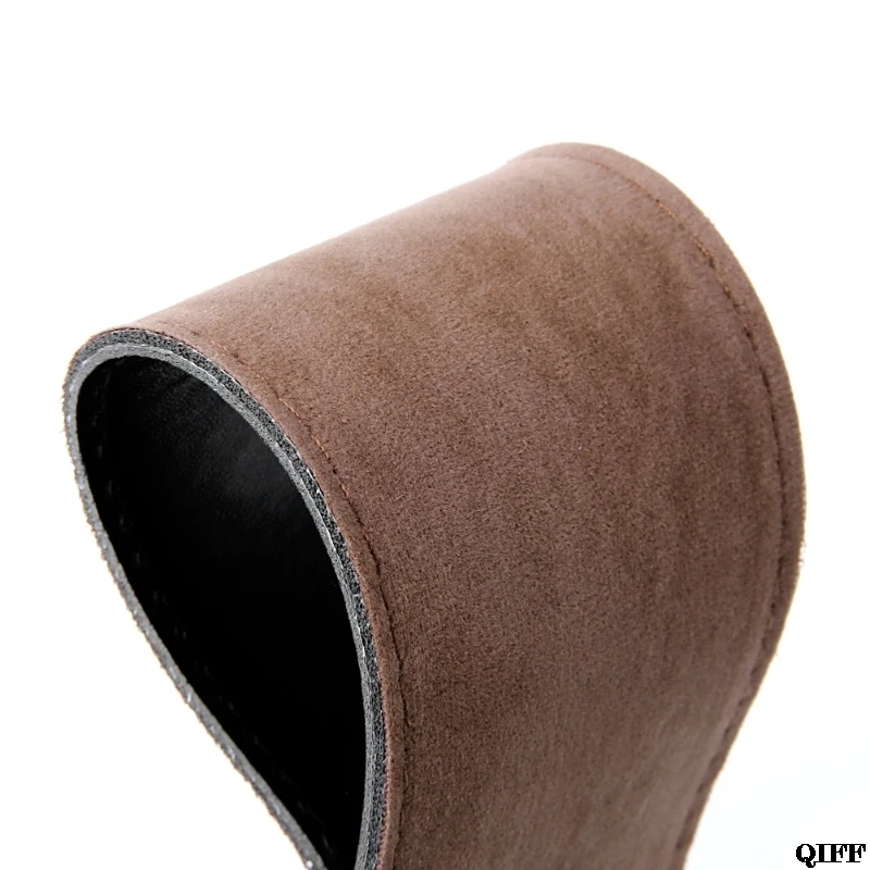Adjustable black Soft PU Leather surface Strap For Electric Acoustic Guitar Bass Black MAR28