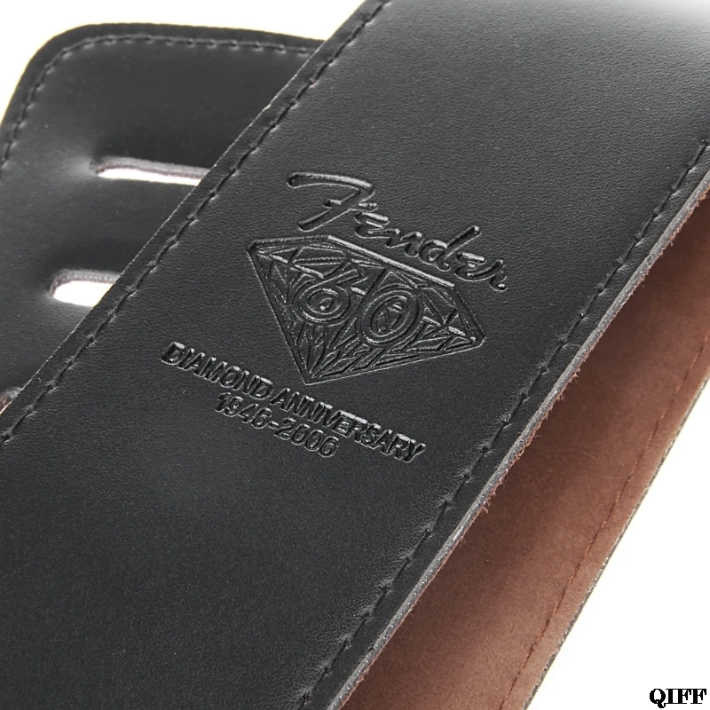 Adjustable black Soft PU Leather surface Strap For Electric Acoustic Guitar Bass Black MAR28