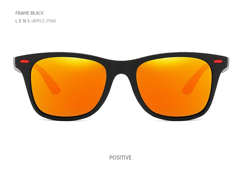 Hot Sale Polarized Sunglasses Men Women Classic Square Plastic Driving Sun Glasses Male Fashion Black Travelling Shades UV400