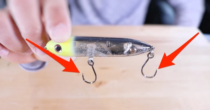 Inline Single Hook Big Eye Single Hook Replace the Treble Hook 12pcs/Pack Fish Hooks for Live Bait Single Fishing Hooks