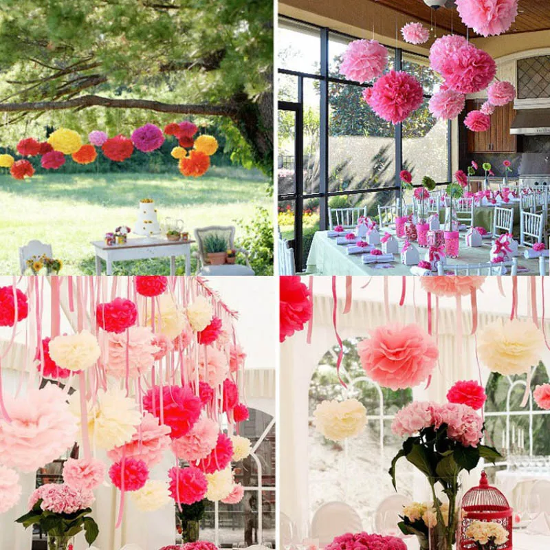 10Sheets/bag Tissue Paper Flower 50*66cm Gift Packaging Home Decoration Festive Party Wedding DIY Gift Packing Supplies