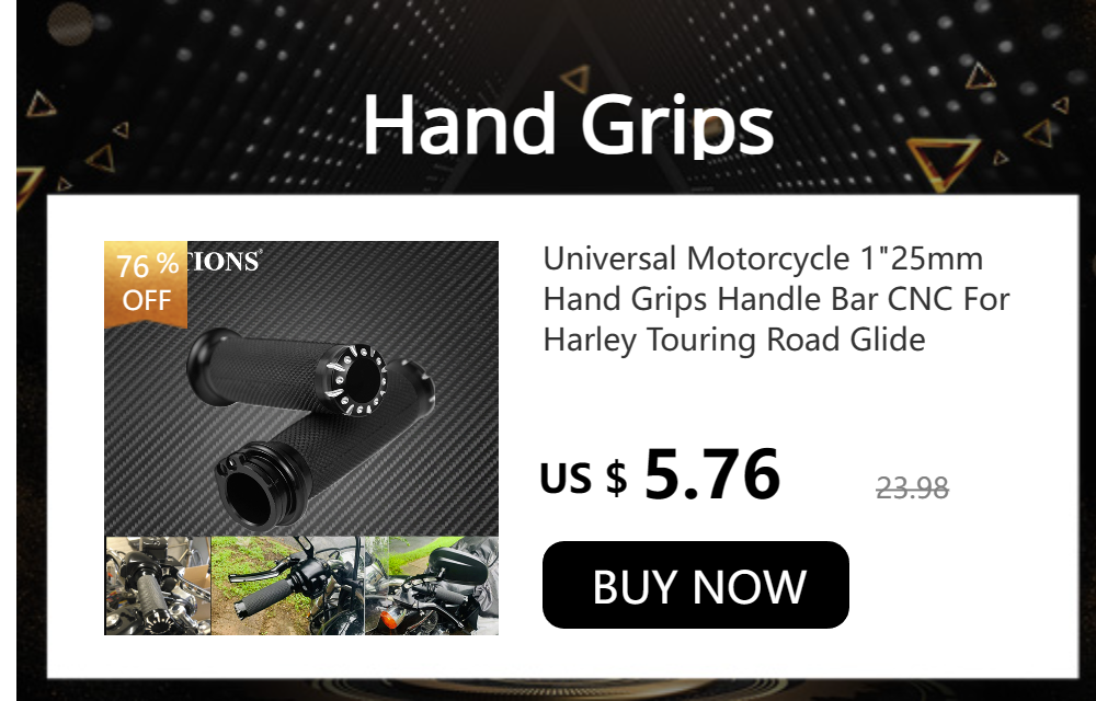 Motorcycle 1"25mm Hand Grips Handle Bar For Harley Touring Road Street Glide Sportster 883 1200 72 XL Dyna VRSC Softail Custom