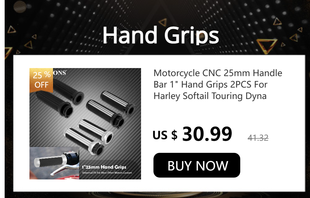 Motorcycle 1"25mm Hand Grips Handle Bar For Harley Touring Road Street Glide Sportster 883 1200 72 XL Dyna VRSC Softail Custom