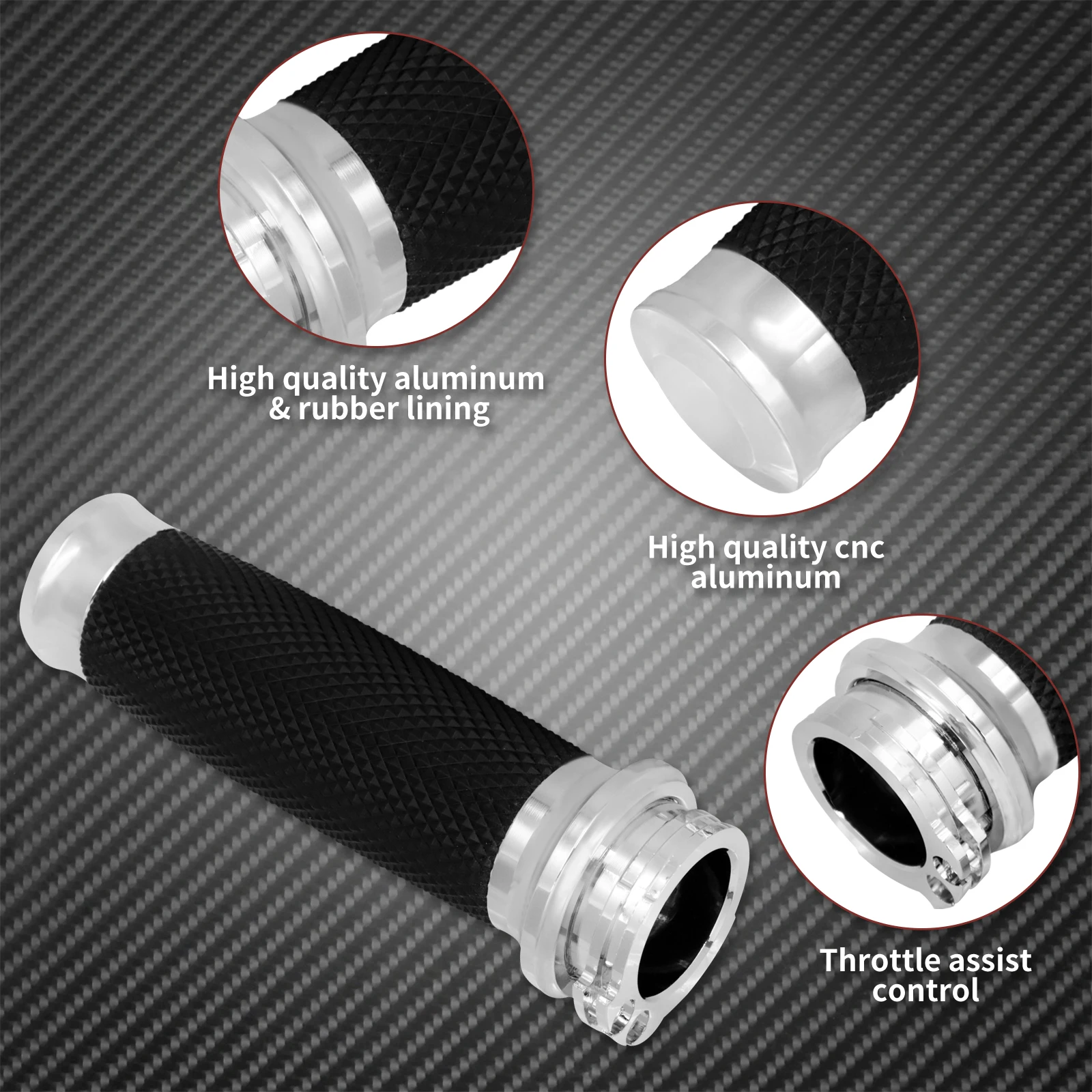 Motorcycle 1"25mm Hand Grips Handle Bar For Harley Touring Road Street Glide Sportster 883 1200 72 XL Dyna VRSC Softail Custom