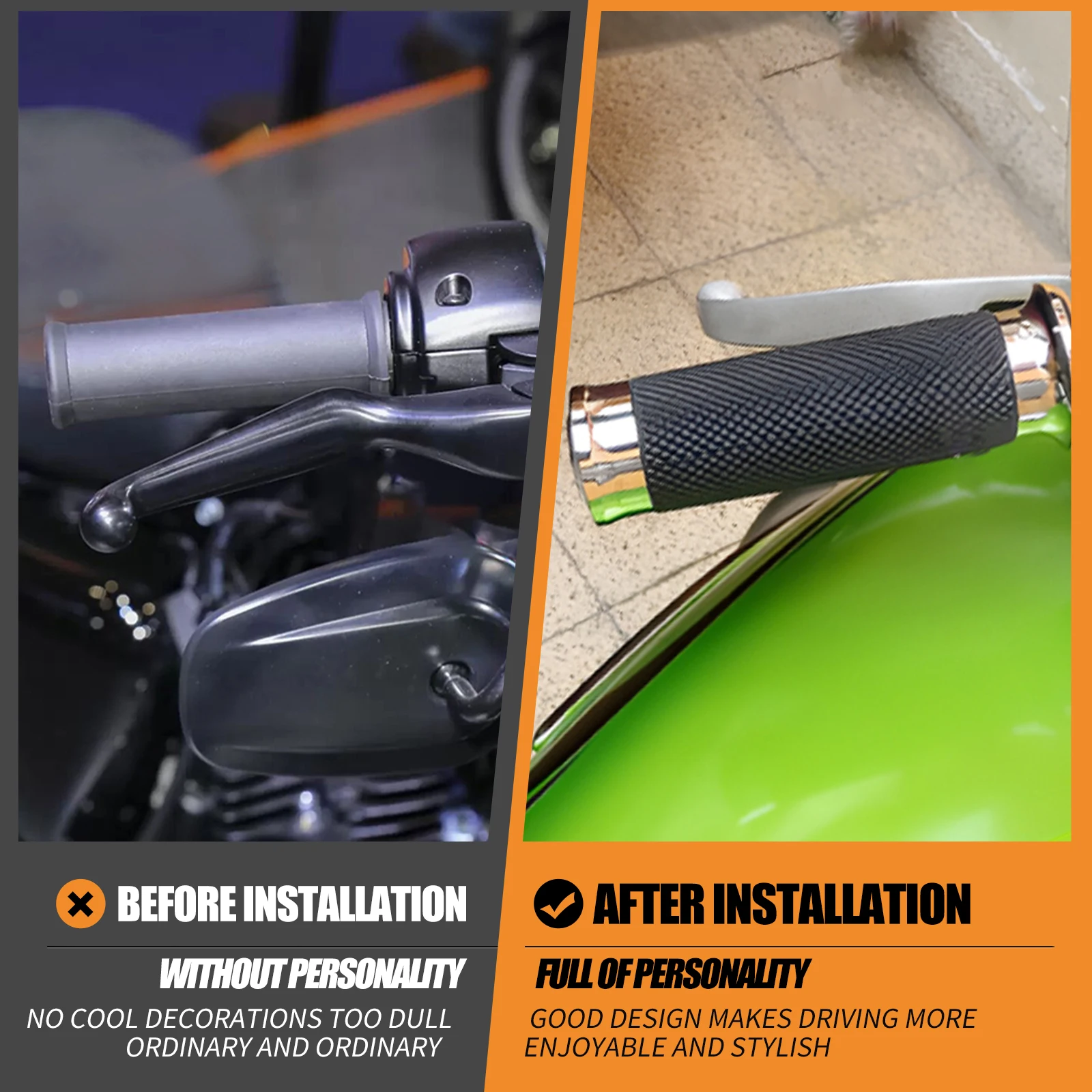 Motorcycle 1"25mm Hand Grips Handle Bar For Harley Touring Road Street Glide Sportster 883 1200 72 XL Dyna VRSC Softail Custom