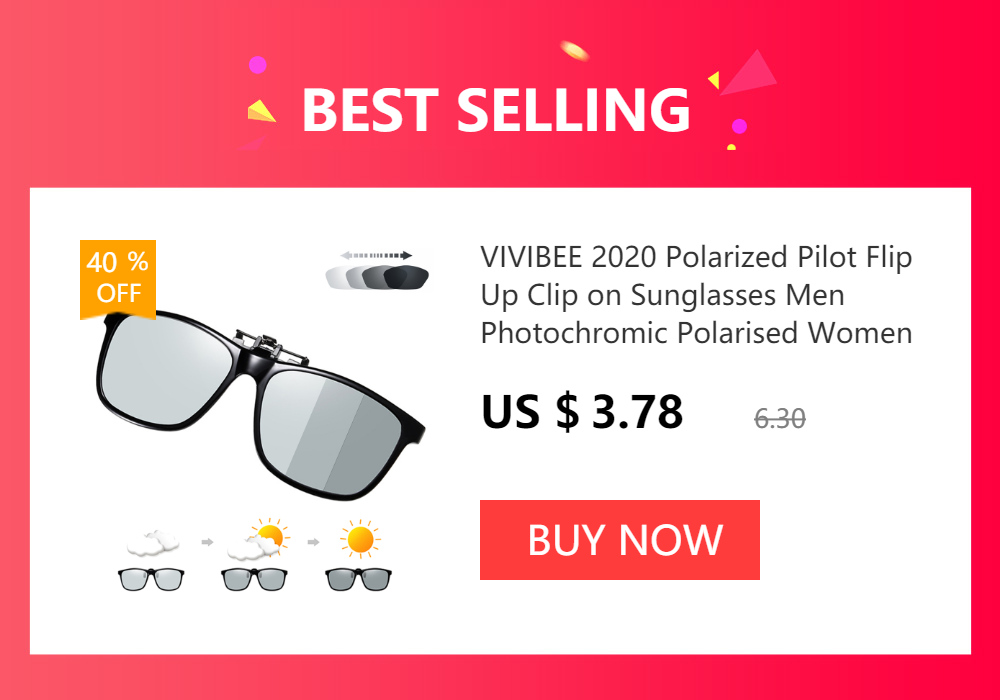 VIVIBEE Mens Metal Clip on Sunglasses Polarized Eyeglasses UV400 Women Square Night Vision Driving Sun Glasses